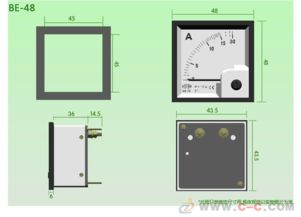 电工仪器仪表 直流电压表 99t1 v 同款 be 48 dc30v